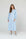 Blue Linear Cotton Maxi