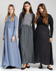 Grey Pointelle Maxi