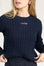 Navy Cable Knit Sweater