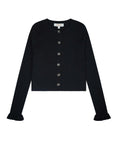 Thin Knit Cardigan Black